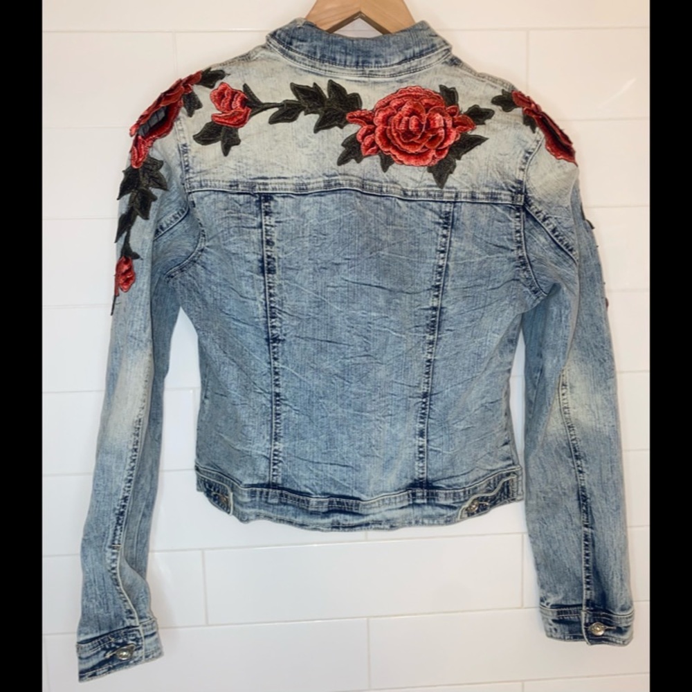 Embroidered Jean Jacket - Picture 3 of 6